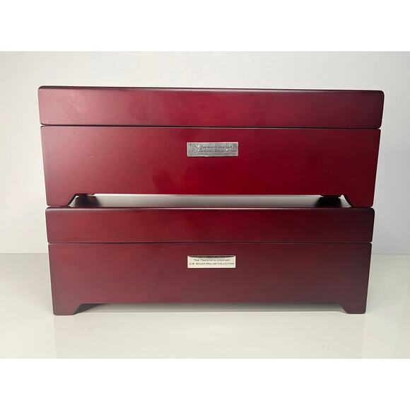 Bradford Exchange 20th Century US Silver Dollar Display Case - Picture 2 of 8